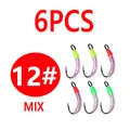 6pcs size 12 MIX