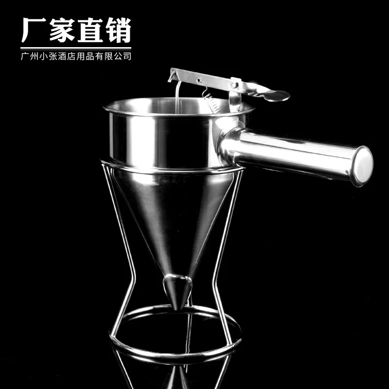 small ball tool octopus funnel cone funnel with frame stainless steel fish ball funnel