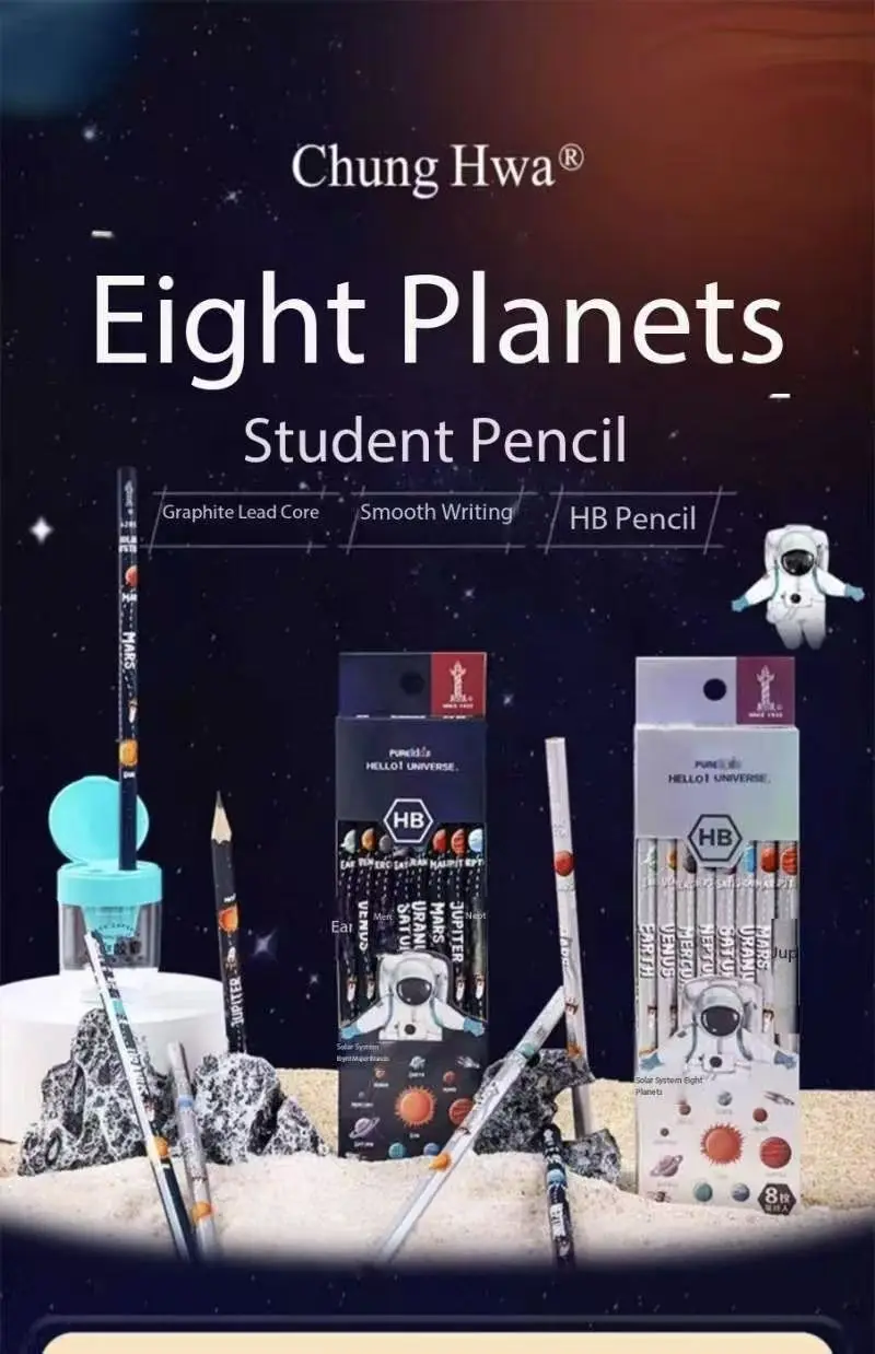 

Chinese Eight Planets Series Space Pencil Hb Child Pencil