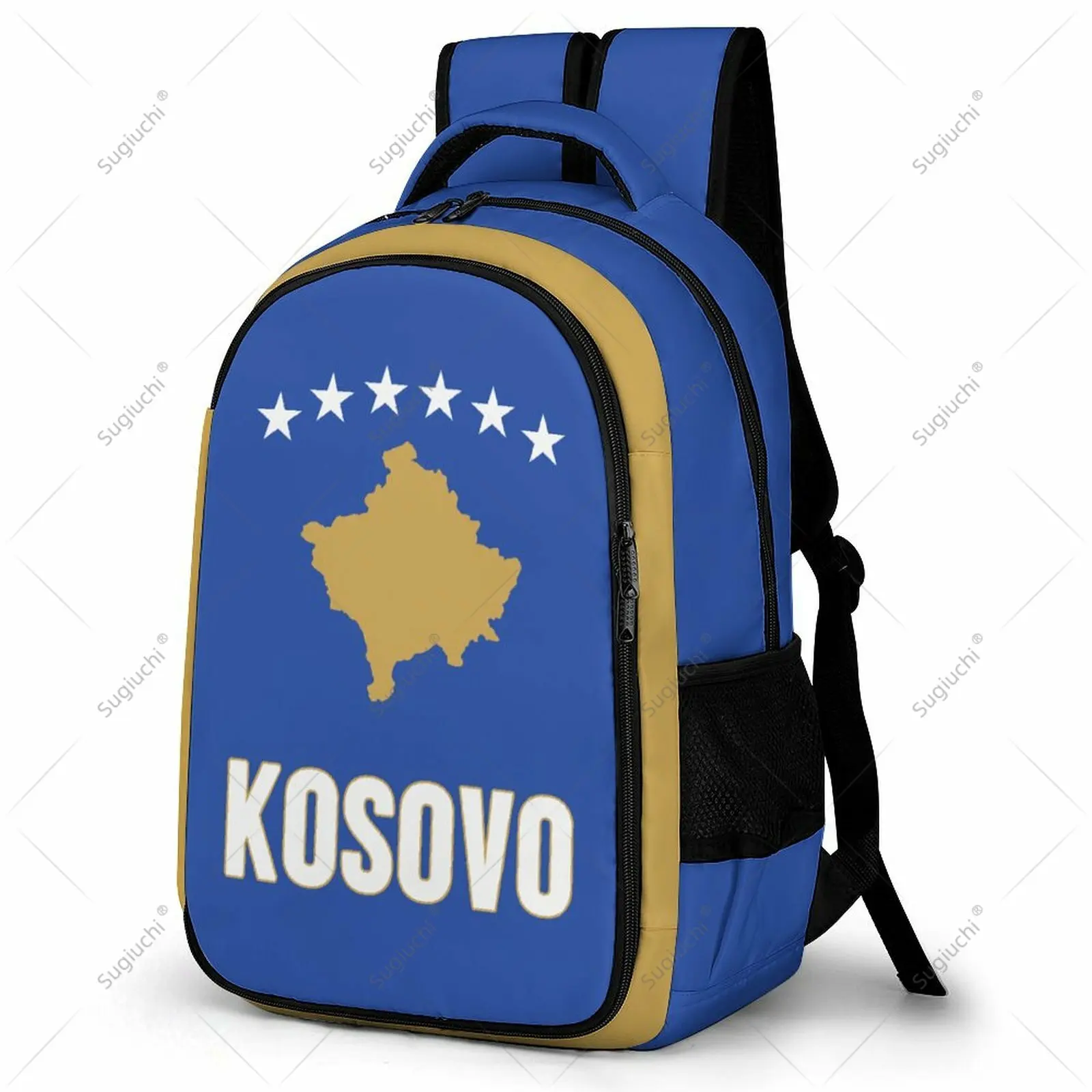 Backpack Kosovo Flag Student Schoolbag Smart Business Travel Leisure Backpack Laptop Back Pack Office Work Bag