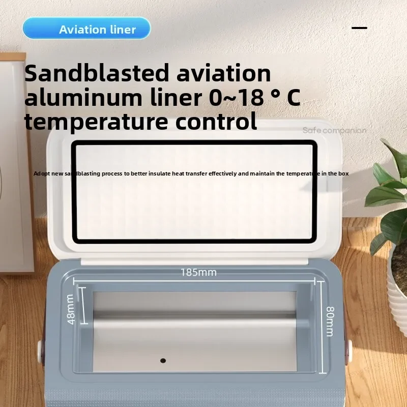 

Новинка 2025 года, портативная охлаждаемая коробка, мини-автомобиль, домашняя зарядка двойного назначения, 0–18 градусов, USB-зарядка с аккумулятором