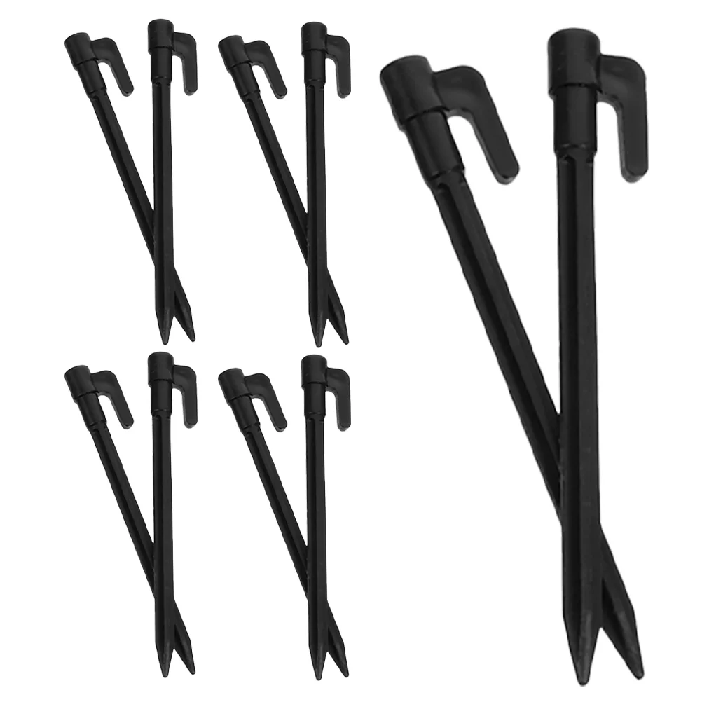

10 Pcs Tent Pegs Plastics Garden Stakes Lawn for Outdoor Decorations Inflatable