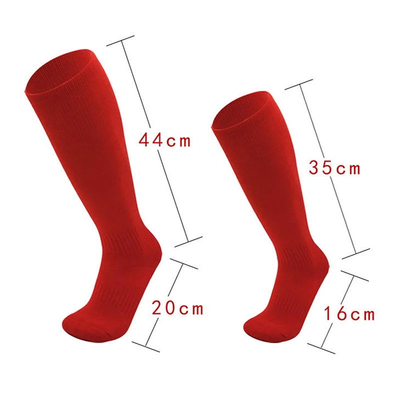 Chaussettes longues respirantes au-dessus du genou pour adultes et enfants, football, football, rugby, volley-ball, baseball, hockey, sports de plein air