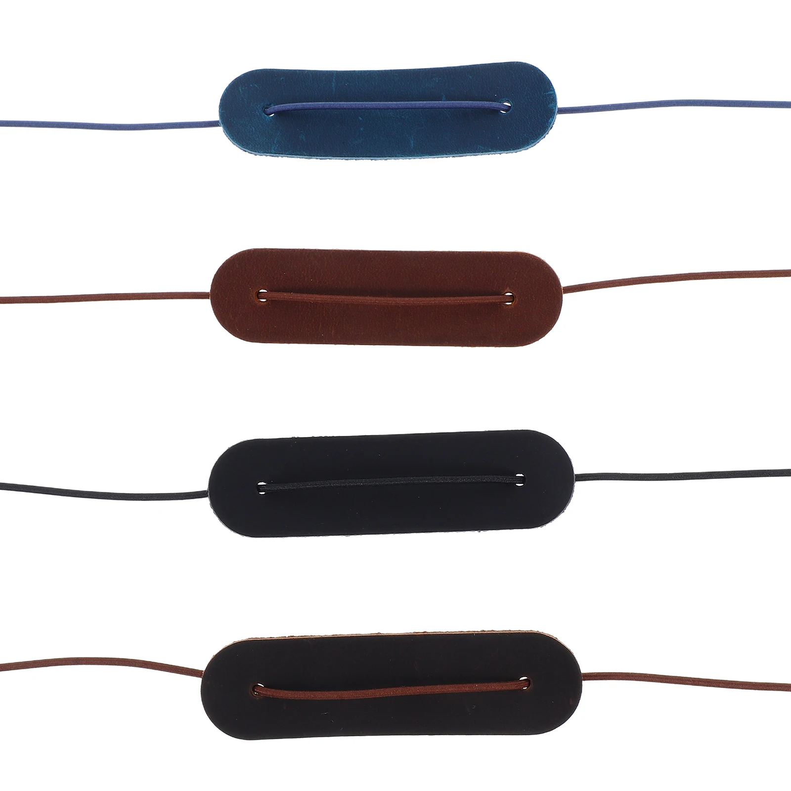 

4 Pcs Laptop Accessories Edge Protection Notebooks Cover Closer Elastic Band Handmade Belt