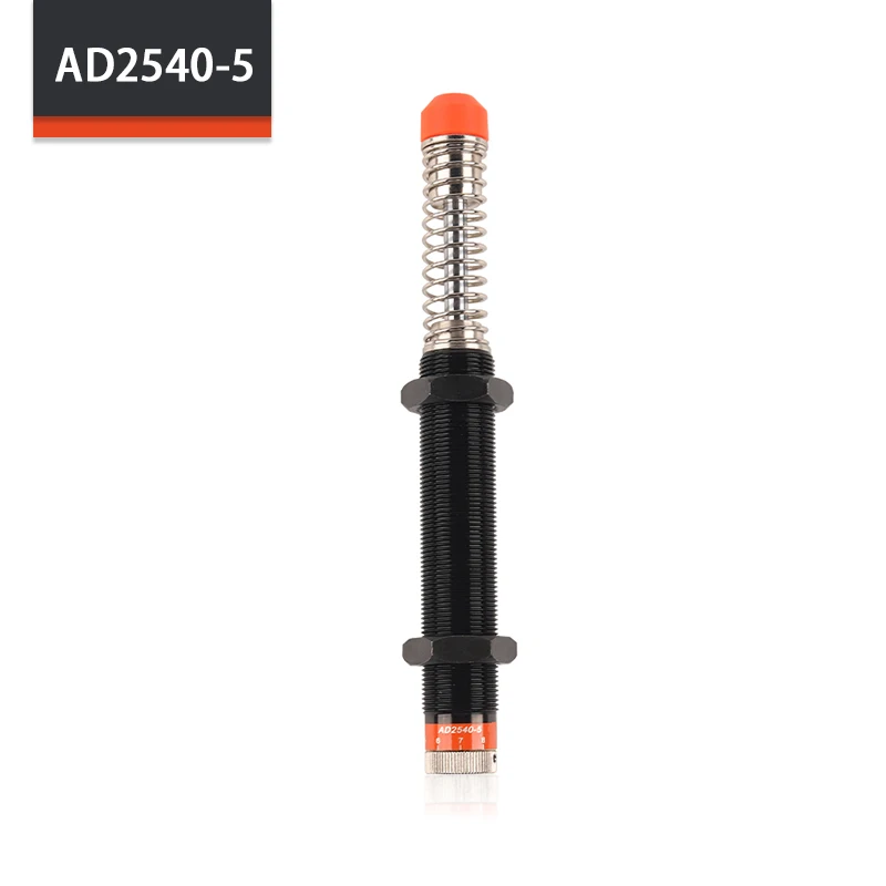 AD Series AD2540-5 Pneumatic Shock Absorber Air Cylinder Spring Damper Oil Adjustable Pressure Hydraulic Buffer