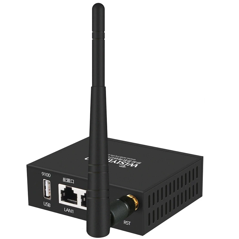 خادم الطباعة 1-4 جهاز مشاركة طباعة الشبكة بمنفذ USB، مسح طباعة الهاتف المحمول اللاسلكي الاختياري عبر WiFi