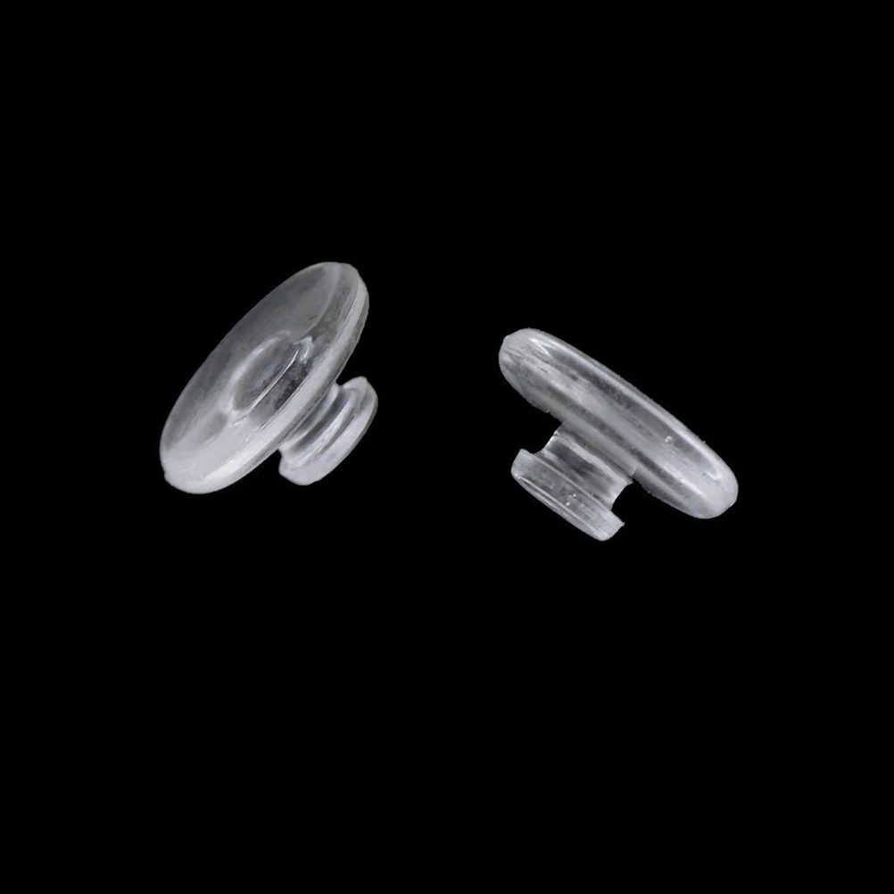

25Pairs Clip-on Anti-Slip Silicone Transparent Round Nose Pads for Glasses Sports Eyeglasses Sunglasses Nose Support Slippage