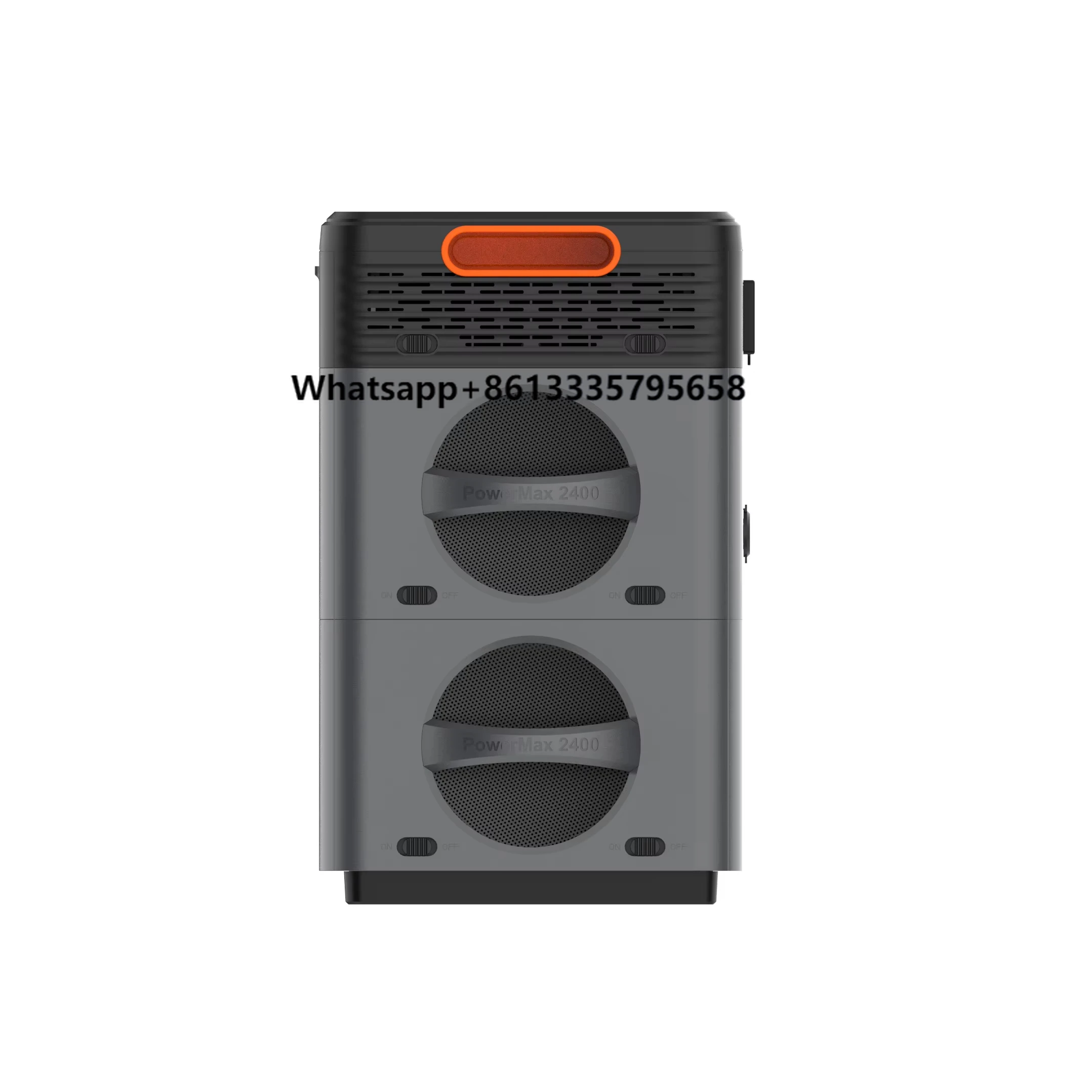

2400W Power Station + BP2400 Battery Pack Top Portable Power Station LiFePO4 Expandable Battery BT Speakers Oscal PowerMax 2400