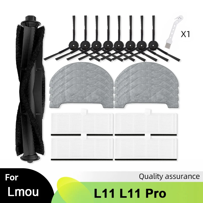 For Imou L11, L11 Pro, Honiture Q6 Pro, Laresar L6 Pro, Airrobo T10+, Arnagar S8 Pro Parts Main Side Brush Filter Mop Dust Bag