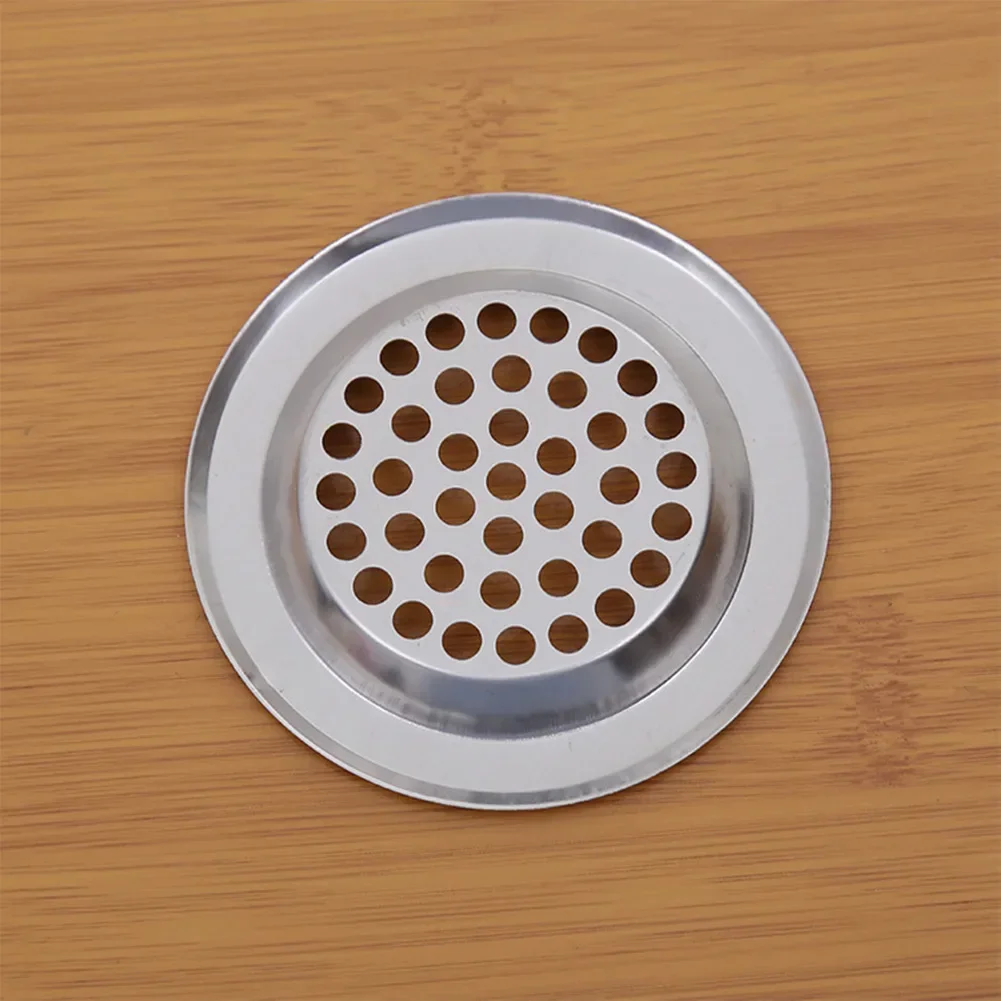 Stainless Steel Bathroom Kitchen Sink Strainer Bathroom Shower Drain Filter Cover Hair Catcher Stopper 60/75mm