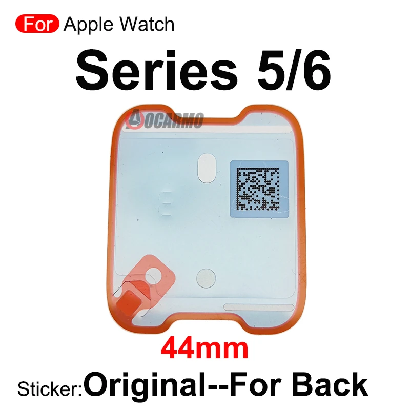 Front LCD Screen Sticker And Back Cover Sticker Glue For Apple Watch Series 5 6 40mm 44mm