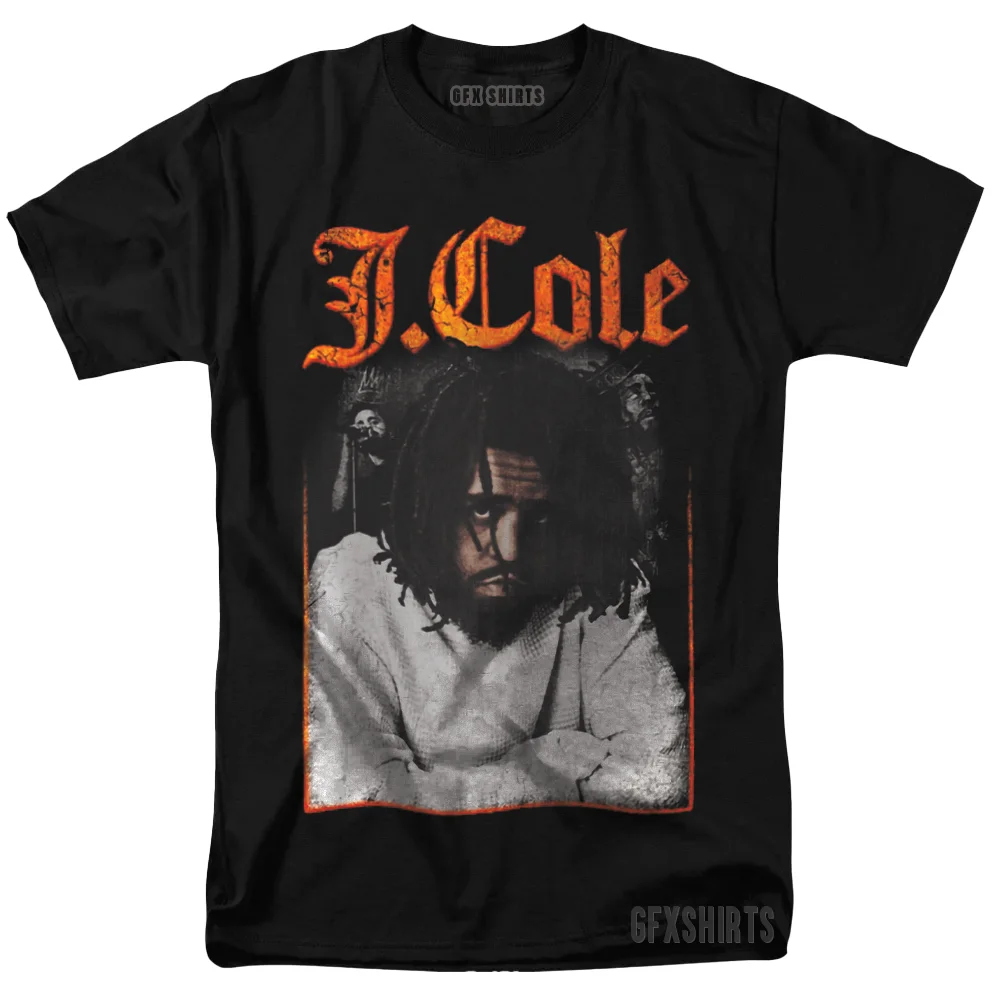 J Cole Tee Tour Merch 90s Hip-Hop Rap Vintage style graphic design T-Shirt