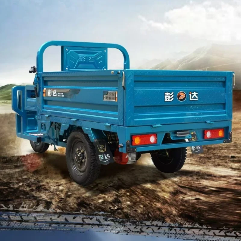 2025 الصين رائجة البيع الكبار الكهربائية الذاتي التفريغ ثلاث عجلات دراجة نارية 3-عجلة البضائع دراجة ثلاثية العجلات تركيب البطارية الاختيارية