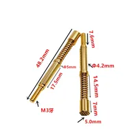 5PCS Aguja de alta corriente 420*4820H Aguja de resorte roscada de 16 dientes finos con 15A de corriente