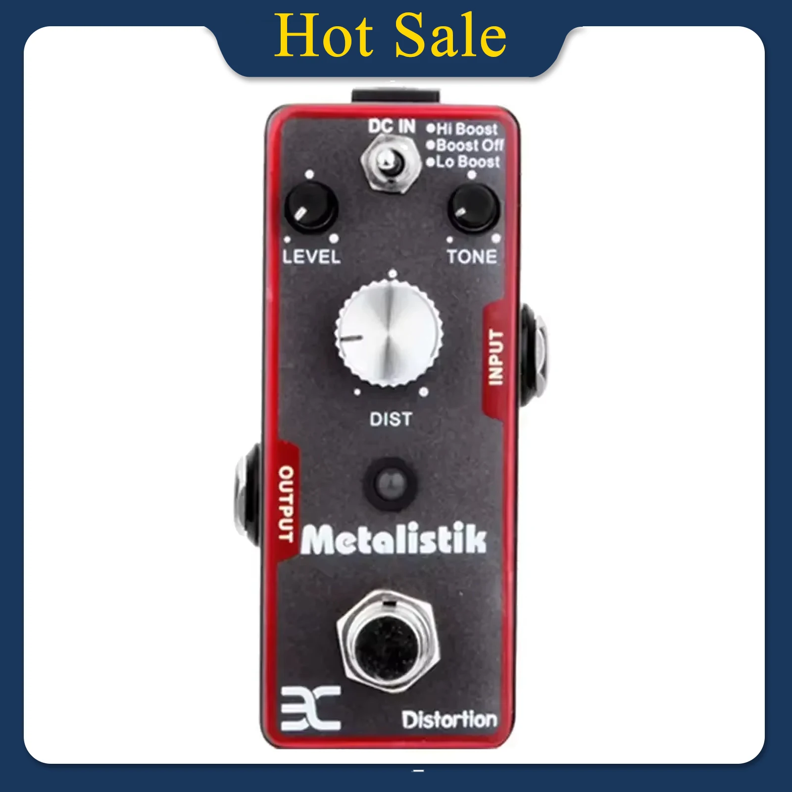 ENO TC11 Metalistik Electric Guitar Effects Pedal Metal Distortion Effect Adjustable True Bypass Pedal Electric Guitar Accessory