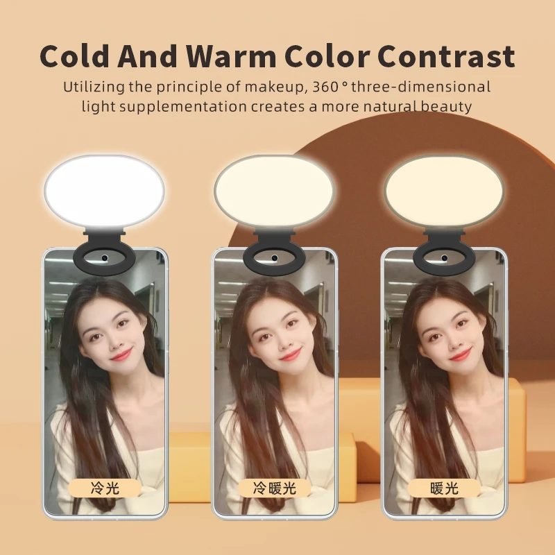 Mini LED Fill Light Pocket Portable Beauty Filter Lamp For iPhone Xiaomi Mobile Phones Macbook Computer Video Photography Lamps