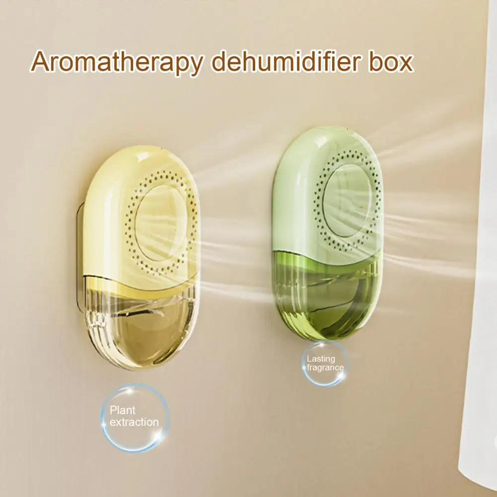 Long-lasting Absorber 2-in-1 Moisture Absorber Aromatherapy Box Activated Carbon Dehumidifier Reusable Water for Bathroom