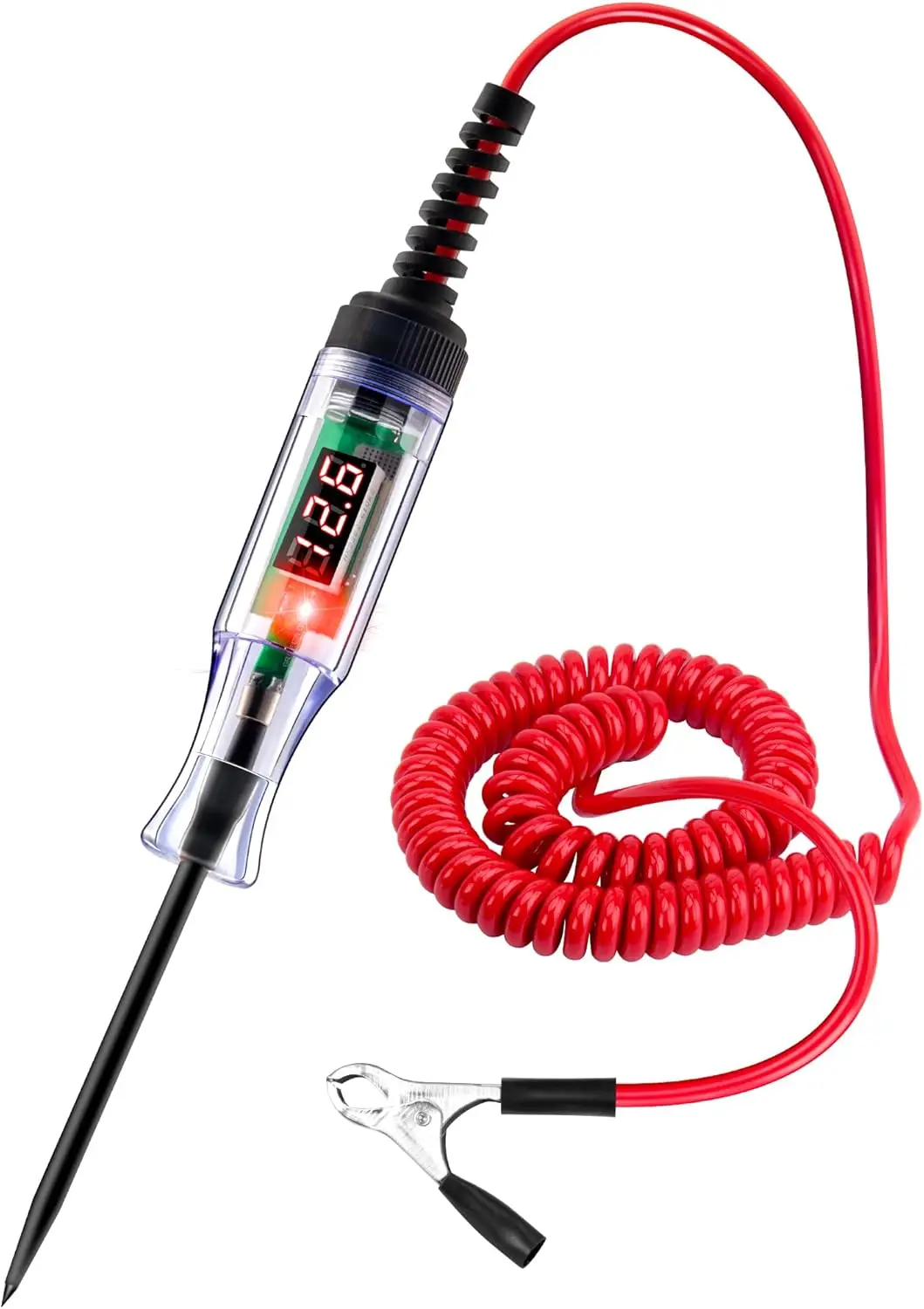 

Automotive Test Light 5-90V Digital LED Circuit Tester with Voltage Display, Bidirectional Light Tester, Electrical Voltage Tes
