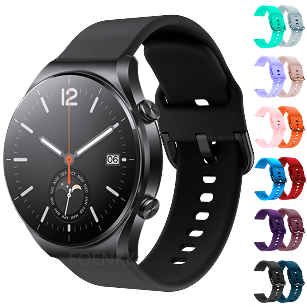 Silicone Bracelet For Xiaomi Watch S1/S1 Active/Pro/Color 2 Watch Band Smartwatch Strap For Huawei Watch GT 3 Pro GT3 46 43 42mm