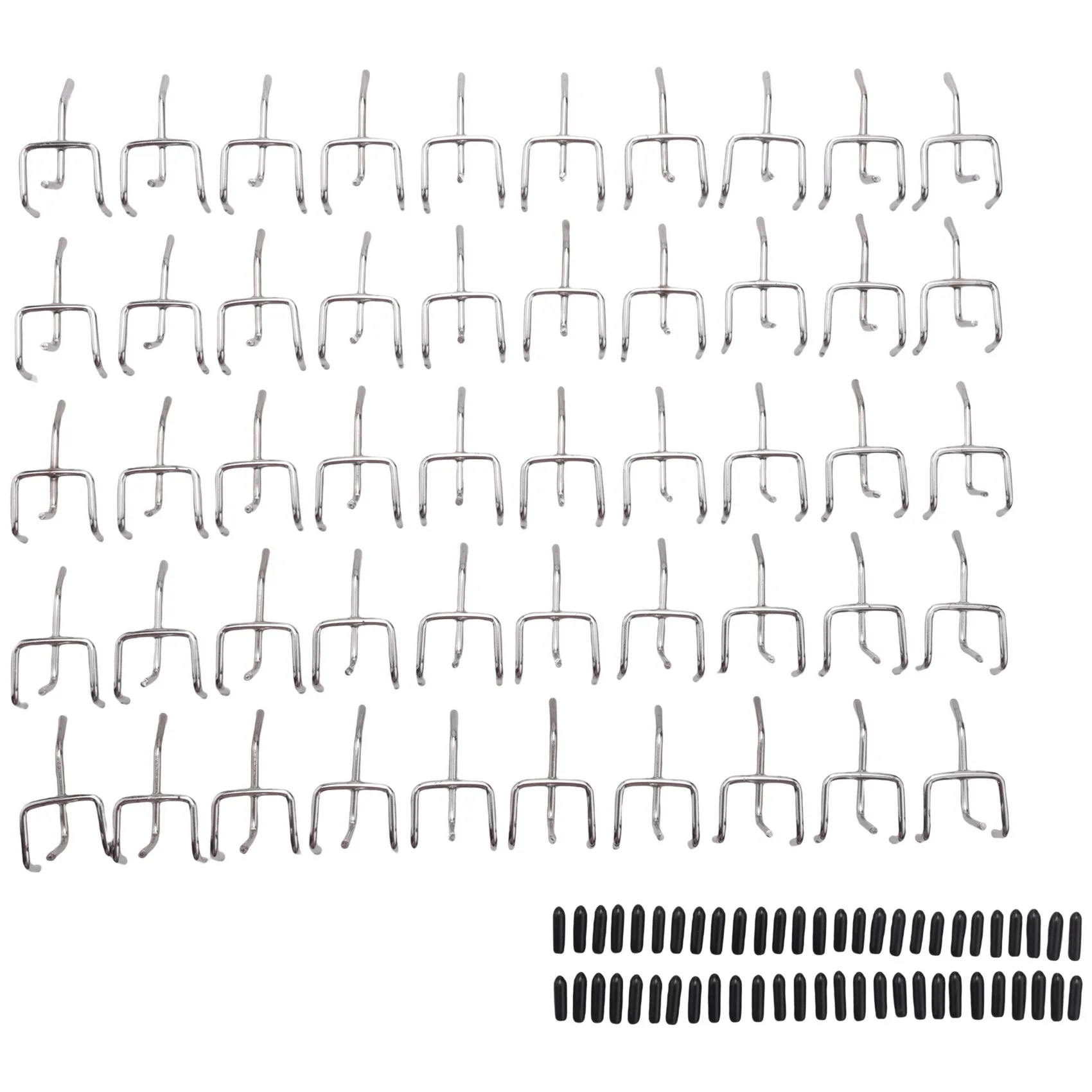 페그보드 후크 벽 선반 도구 행거, 홈 스토리지 정리함 스토리지 디스플레이 하드웨어 도구, 2 인치, 50 개