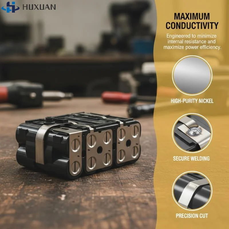 1/2/5Set Nickel Sheet 18650 Li-ion Battery Pack Connector For Maki BL1830 BL1860 18V LXT Electric Tool Battery Box Spot Welding