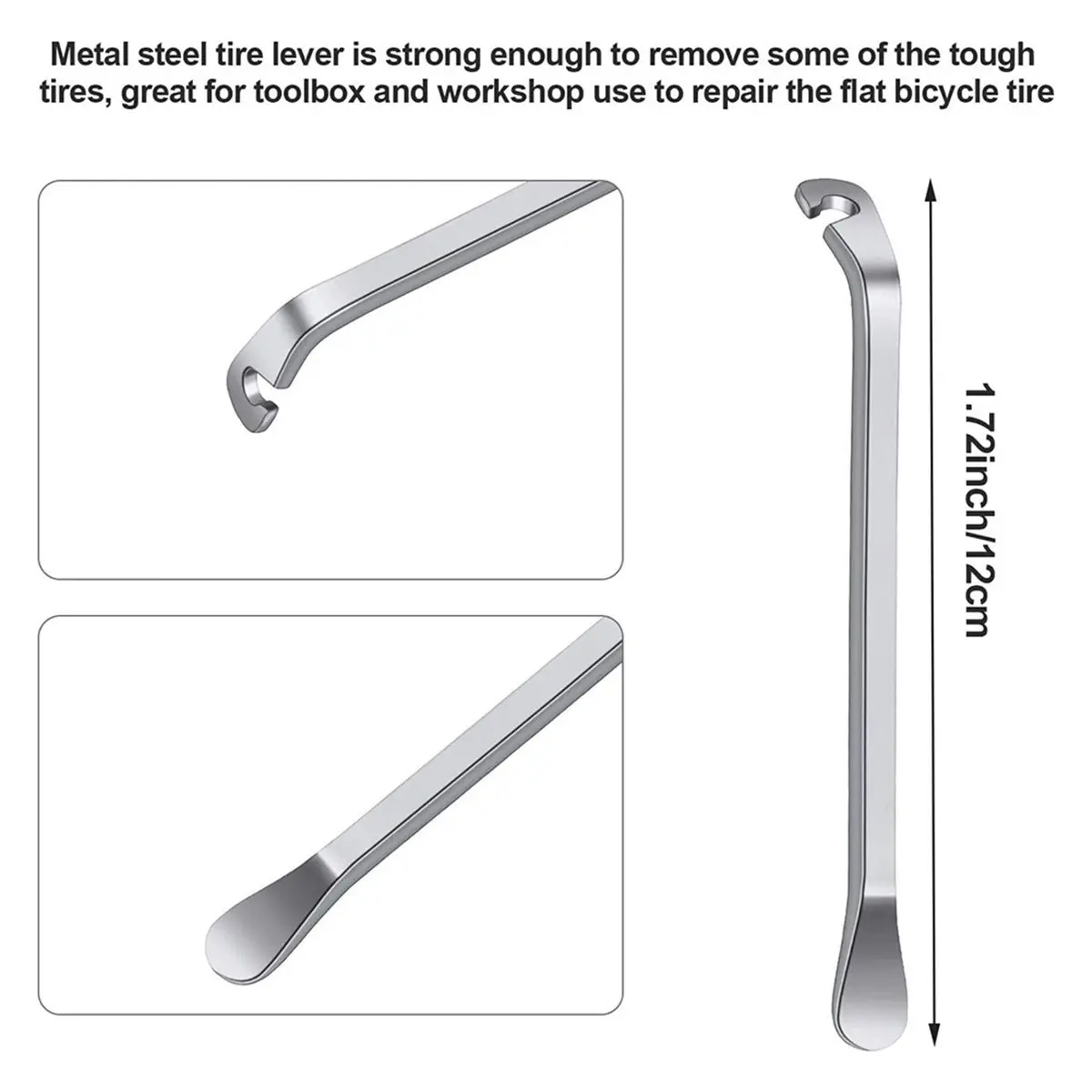 New arrival  6-Piece Bicycle Spoke Wrench Set with Tire Lever, Bike Rim Repair Tools for Cycling Enthusiasts