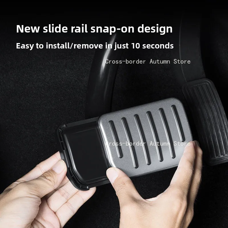 Aluminum Alloy Accelerator Brake Pedal Foot Rest Modified Parts for New 3/Y/YL Version