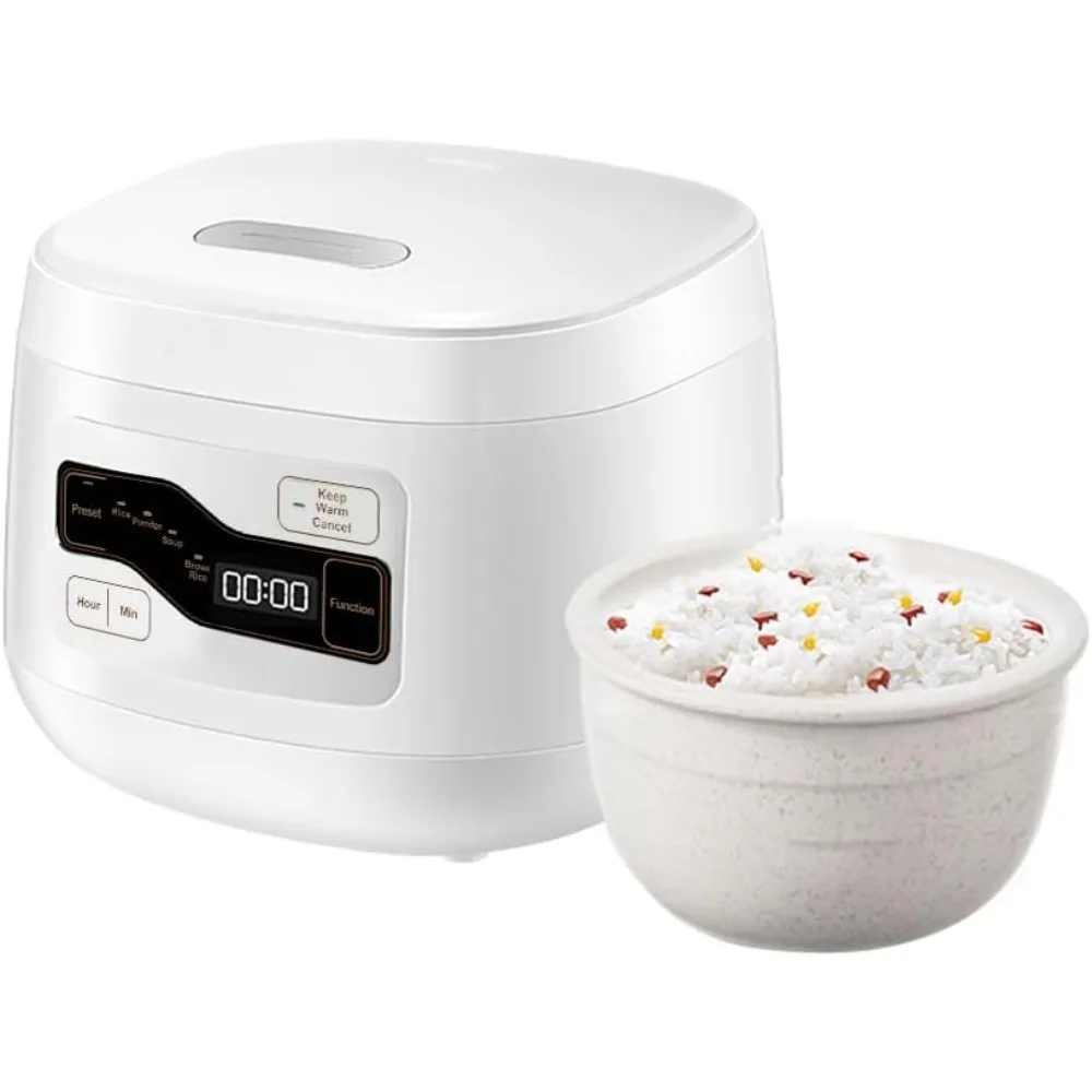 

Rice Cookers with Pure Ceramic Inner Pot, 2 L Ceramic Rice Cooker, 3 Cups Uncooked Cookers, Rice Cookers