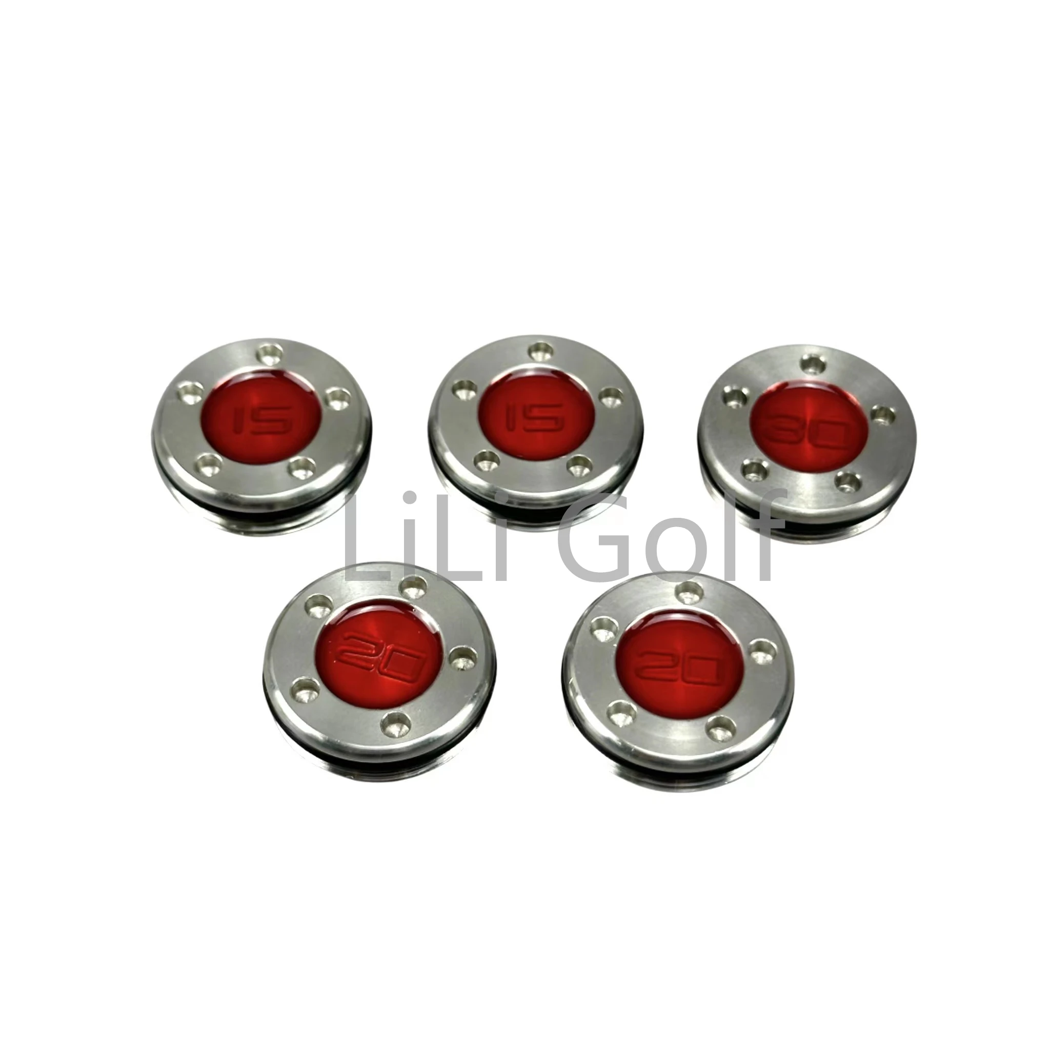 2pcs Red Golf Weight Custom Putter Screws Weights Compatible with  Scotty Cameron 5g/10g/15g/20g/25g/30g/35g/40g