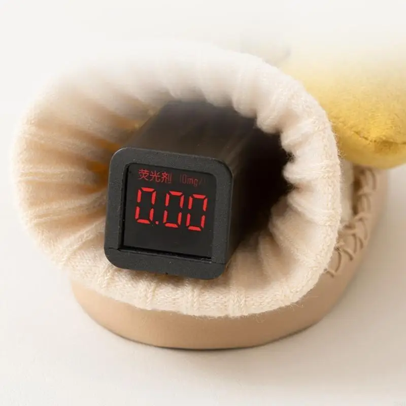 D5QA حذاء مشي للأطفال الصغار بنعال غير قابلة للانزلاق وعقدة عصرية قابلة للتنفس أحذية أطفال ناعمة للمشايات المبكرة #4