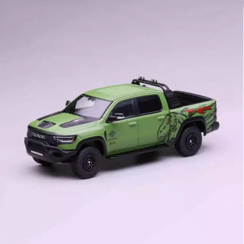 

Масштабная модель внедорожного пикапа RAM TRX 1:64, имитация автомобиля из сплава, статическая коллекционная игрушка, подарок, сувенир, украшение