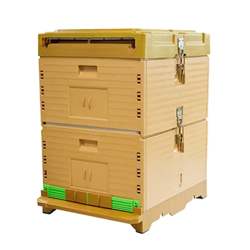 Beekeeping Equipment Plastic Polystyrene  Bee Hives Langstroth Plastic Beehive For Apis Mellifera