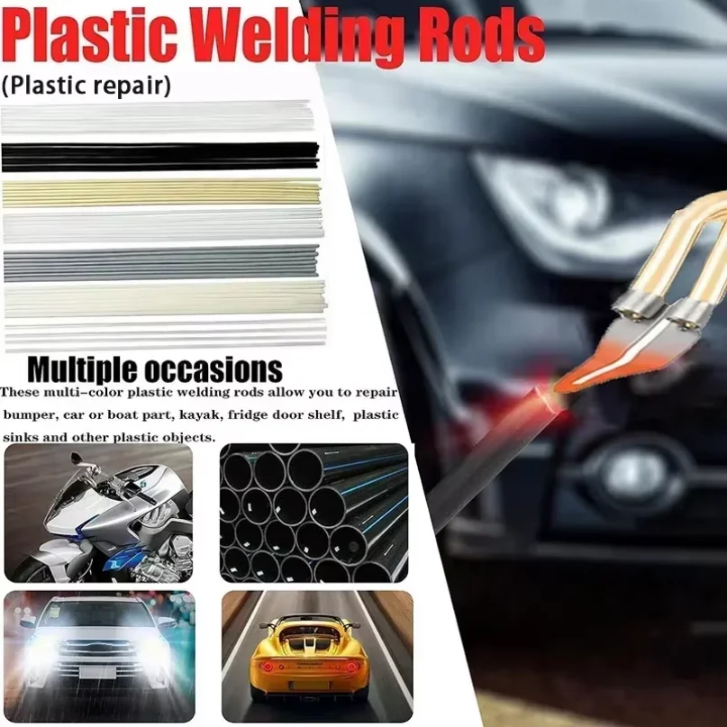 200W Hot Welding Machine Repair Auto Body Bumper Plastic crack Tool Kit With Welding Nail 2 in 1 Plastic Welder Gun