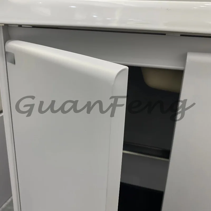 High Quality Modern Apartment Bathroom Rectangular Ceramic Wall Mounted Washbasin with Laundry Basin