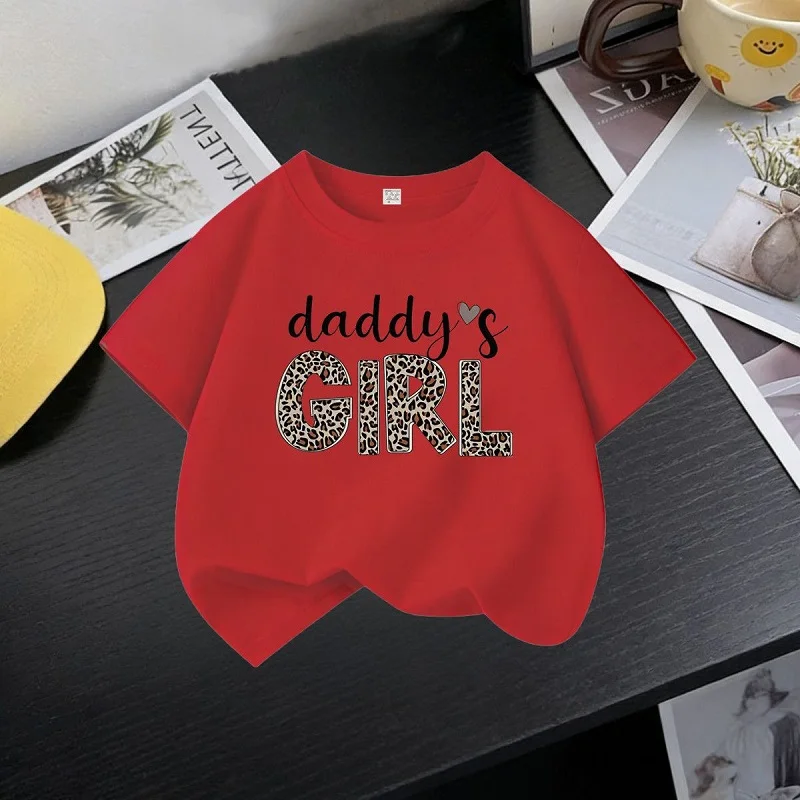 New cross-border children's clothing in summer, children's short-sleeved T-shirts, toddlers' fashionable round neck loose bottom