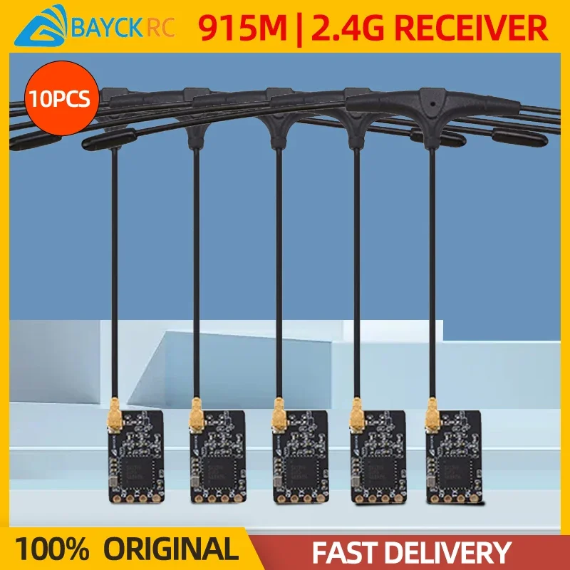 

10PCS BAYCK ELRS 915M/2.4GHz Receiver NANO ExpressLRS RX With Antenna Support WiFi For RC FPV Racing Long Range Drone Quadcopter