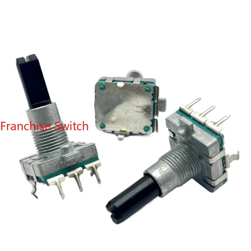 

10PCS EC16 Encoder 24Pulse Point Non-positioning Shaft Length 25MM Digital Potentiometer