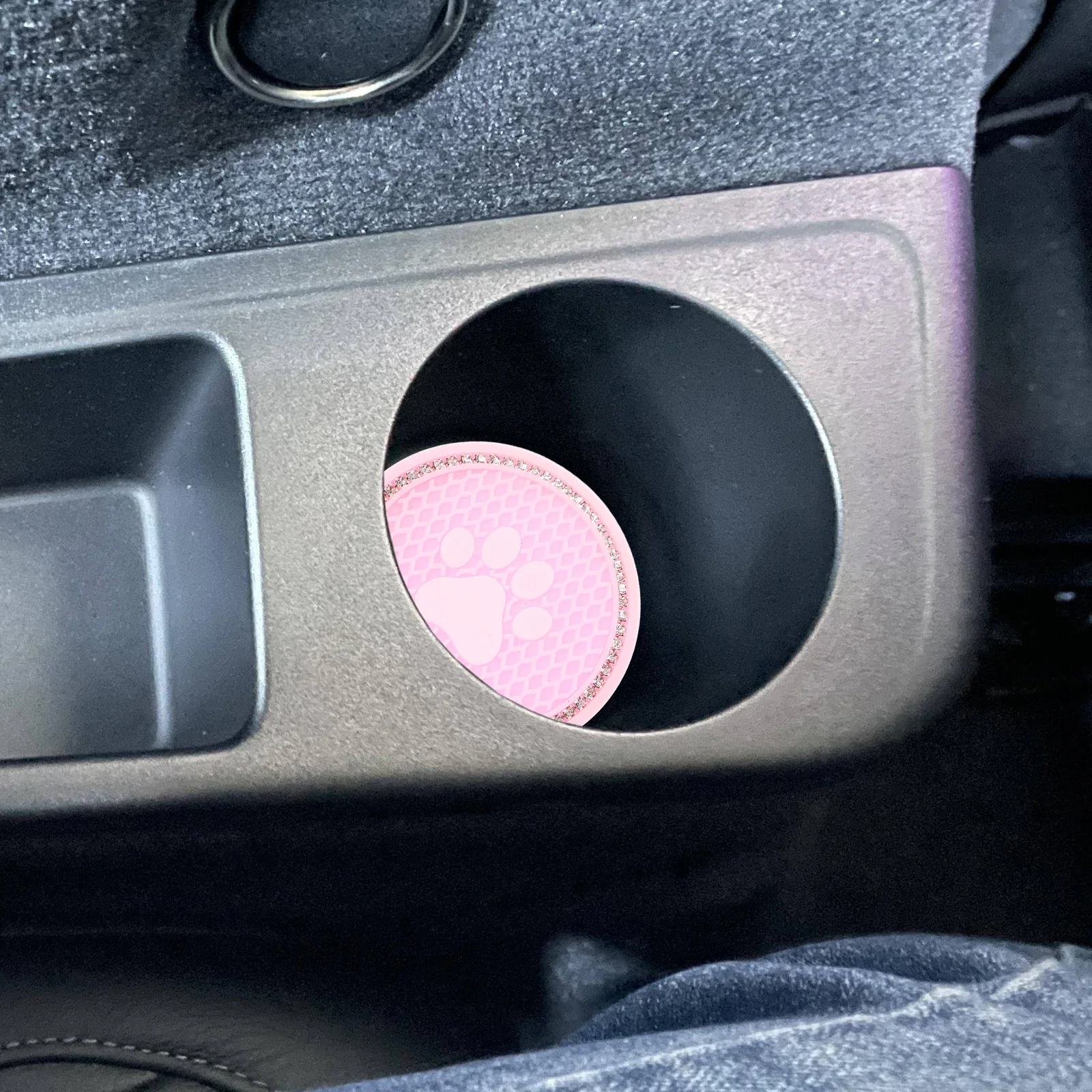 

Multifunctional Car Anti-Slip Coaster Cup Mat Silicone Drink Insulation Mat For Cup Holder Heat Resistant Reusable Coffee