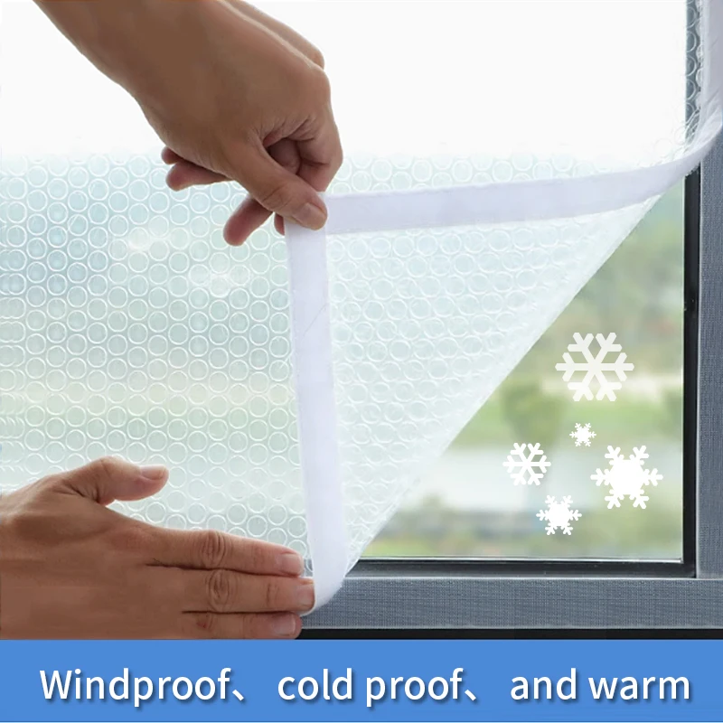 white，Winter screen windows,thickened windows for warmth, indoor,Windproof and cold proof，Bedroom, living room, balcony，kitchen