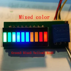 9V- 12v Audio Level Indicator Stereo Music Spectrum LED light Amplifier VU Meter Car MP3 player Light Atmosphere Lamp