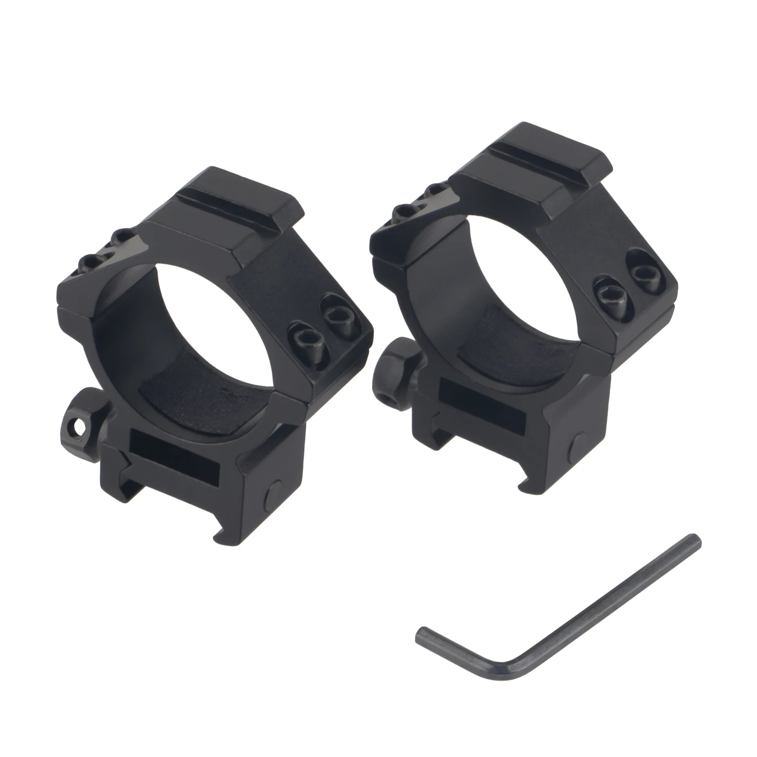 FOCUHUNTER 35mm Diameter 2PCs Scope Rings Low Profile Standard 20mm Hunting Sport Mounts 1.38 Inches Sight Mount