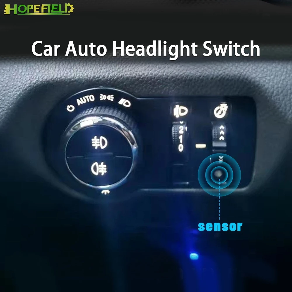 Auto Headlight Switch Fog Lamp Button Far Light Module for Chevrolet Cruze Malibu Aveo Astra J Trax Mokka Interior Accessories