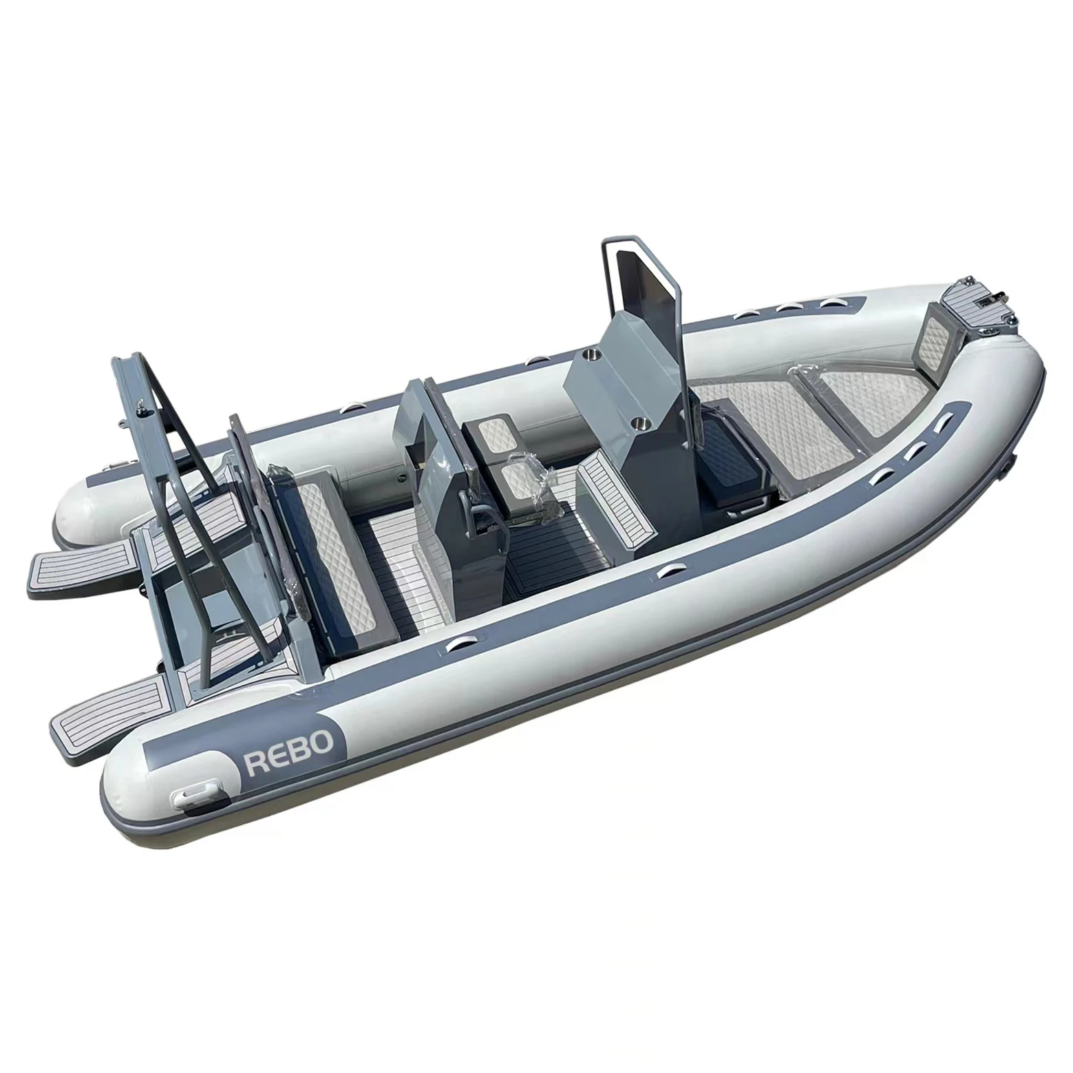 قوارب فاخرة CE 18ft RIB 560 Orca/Hypalon/PVC قوارب RIB قابلة للنفخ من الألومنيوم للبيع