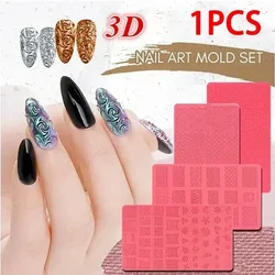 Delysia King Nail 3D relief template