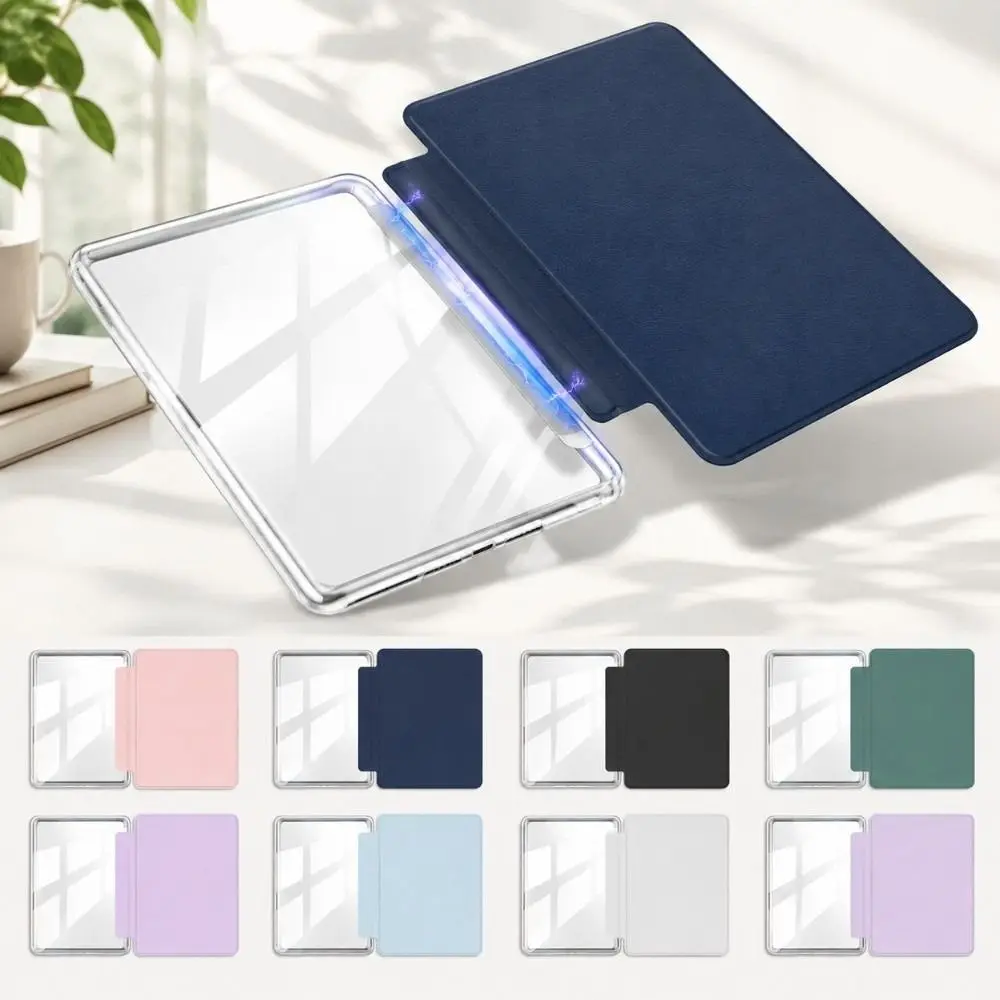 Magnetic Detachable 7 inch e-Reader Case Auto Sleep Wake Acrylic Folio Cover Shockproof 9/10th Generation for Kindle Oasis 3/2