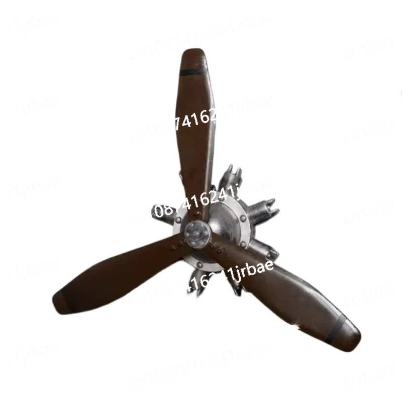 Metal Wall Hanging Decor Metal Crafts Cafe Restaurant Bar Wall Hang Kids High Quality  Retro Large Airplane Propeller