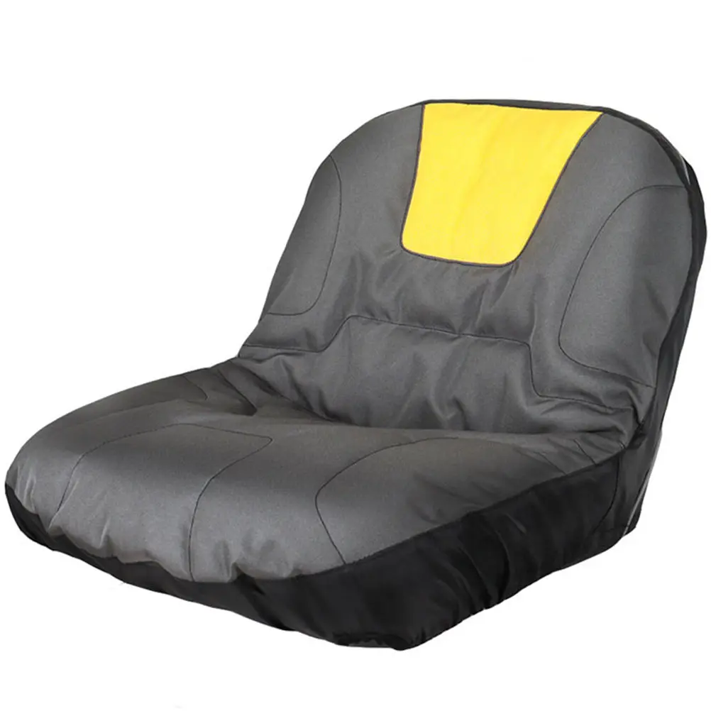 Polyester Tractor Seat Cover Lightweight Wear Resistant Riding Lawn Mower Seat Protector Dustproof Mower Accessories