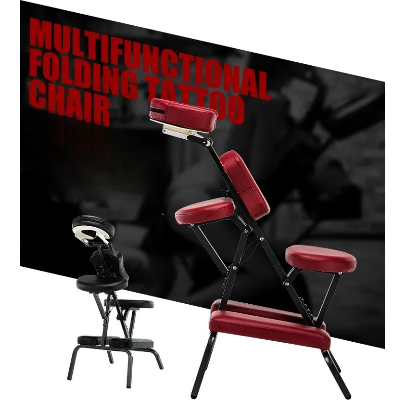 

Складное массажное кресло-реклайнер Шиацу, портативное, регулируемое, эргономичное, современное, для спа-салонов и салонов красоты, многофункциональное, для дома, офиса, салона