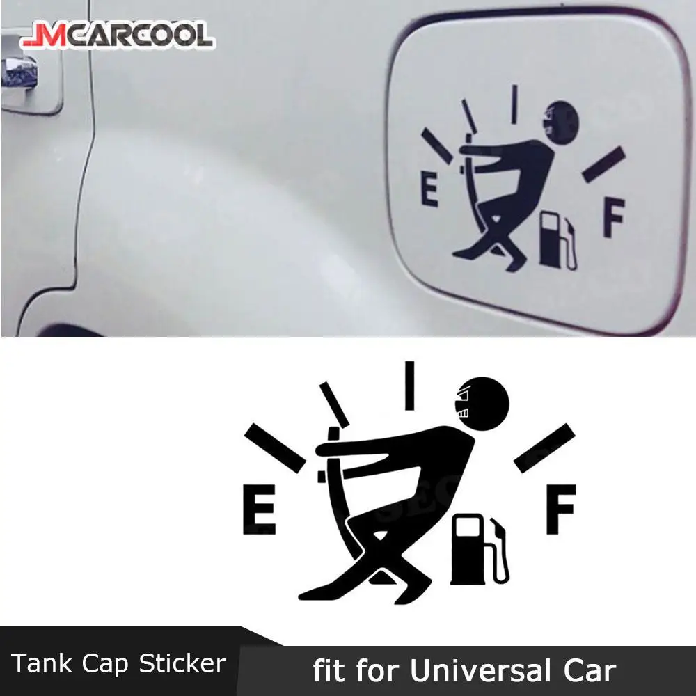 Funny Car Stickers High Gas Consumption Decal Fuel Gage Empty Stickers Vinyl Accessories for volkswagen Golf Passat For BMW E46