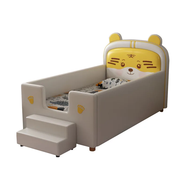 

Baby splicing bed solid wood soft bag